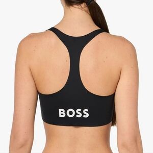 Hugo BOSS Women's Padded Sporty Racer Back Bralette, XS